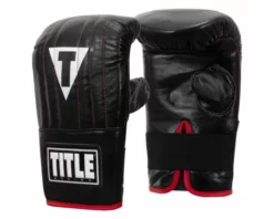 TITLE Professional Old School Leather Bag Gloves