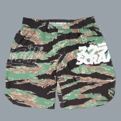 SCRAMBLE BASE SHORTS – TIGER CAMO
