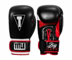 TITLE Leather Big League Bag Gloves 20oz