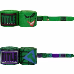 TITLE Boxing Print Hand Wraps 180" "HERO"