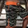 VANDAL KIMONOS GRAPPLE TECH 2.0 PERFORMANCE SHORT / TIGER CAMO W/ ORANGE TRIM