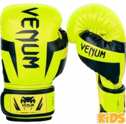 VENUM Kids Elite Boxing Glove - Fluo Yellow