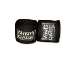 Ring To Cage Kids Handwraps Mexican Style Stretchable - Black 1.5" X 120"