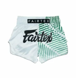 Fairtex BS1923 Muay Thai Shorts Racer White
