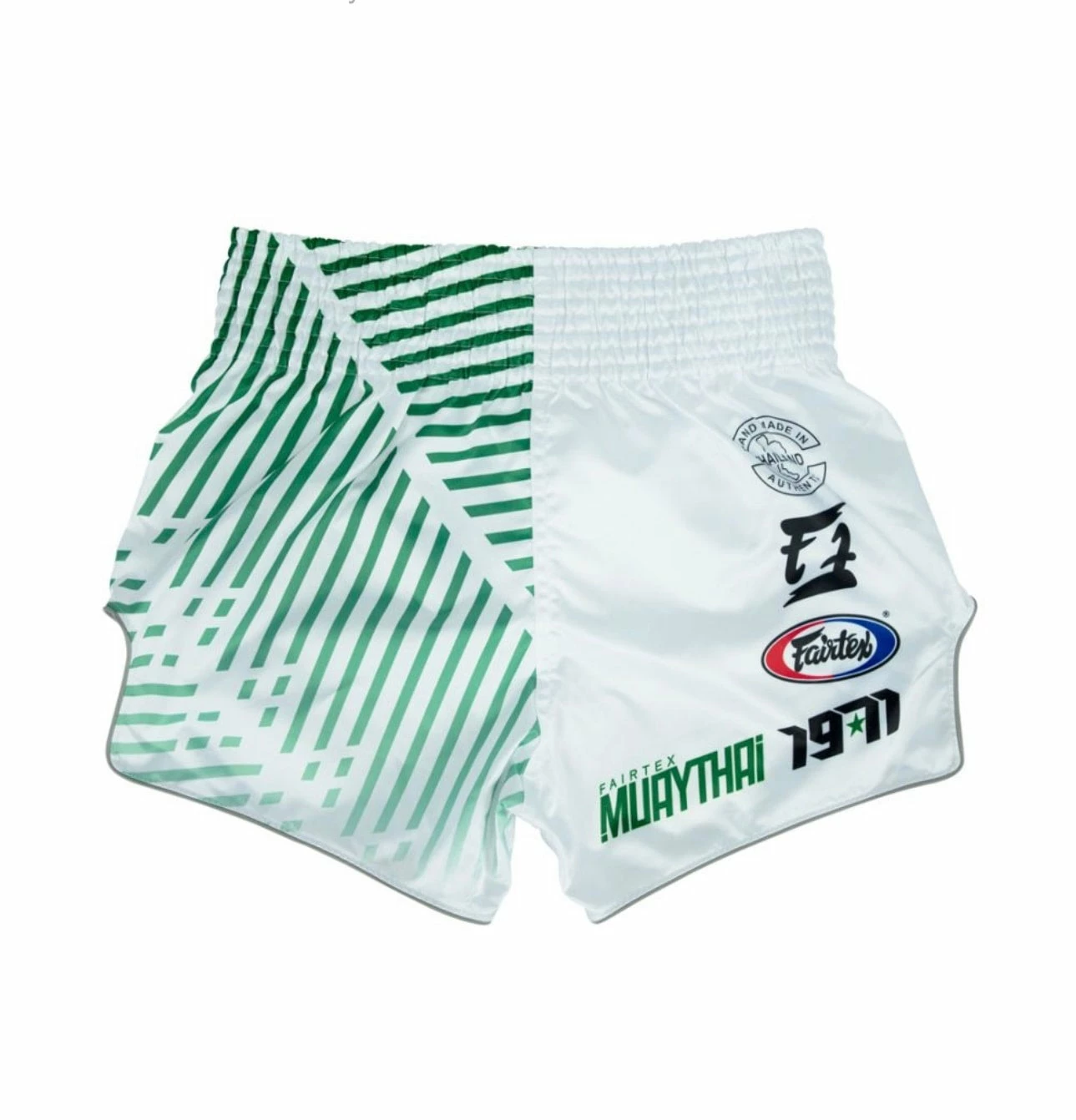 Fairtex BS1923 Muay Thai Shorts Racer White 2 Fairtex BS1923 Muay Thai Shorts Racer White - Image 2