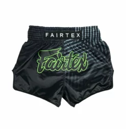 Fairtex BS1924 Muay Thai Shorts Racer Black