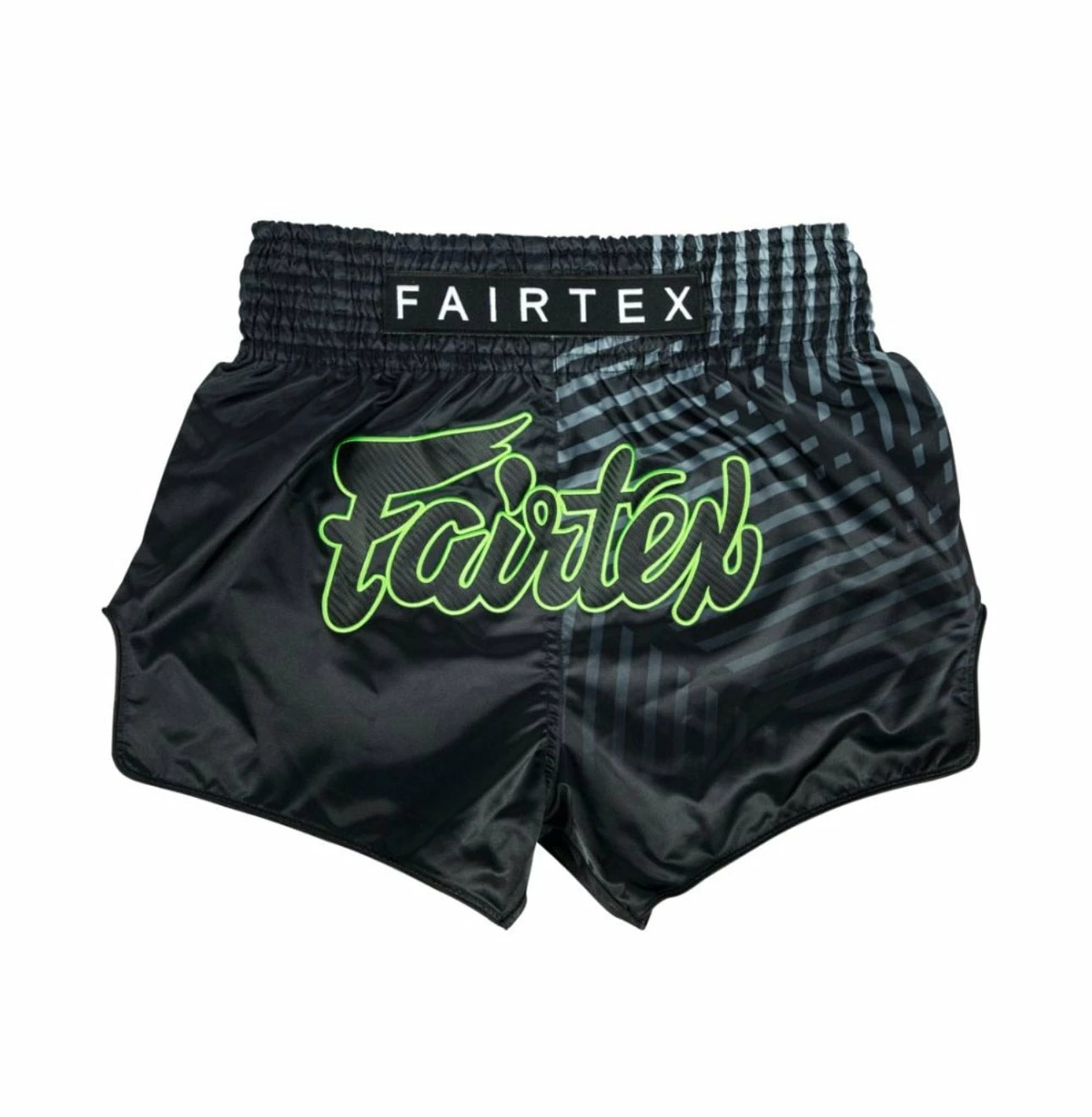 Fairtex BS1924 Muay Thai Shorts Racer Black 1 Fairtex BS1924 Muay Thai Shorts Racer Black