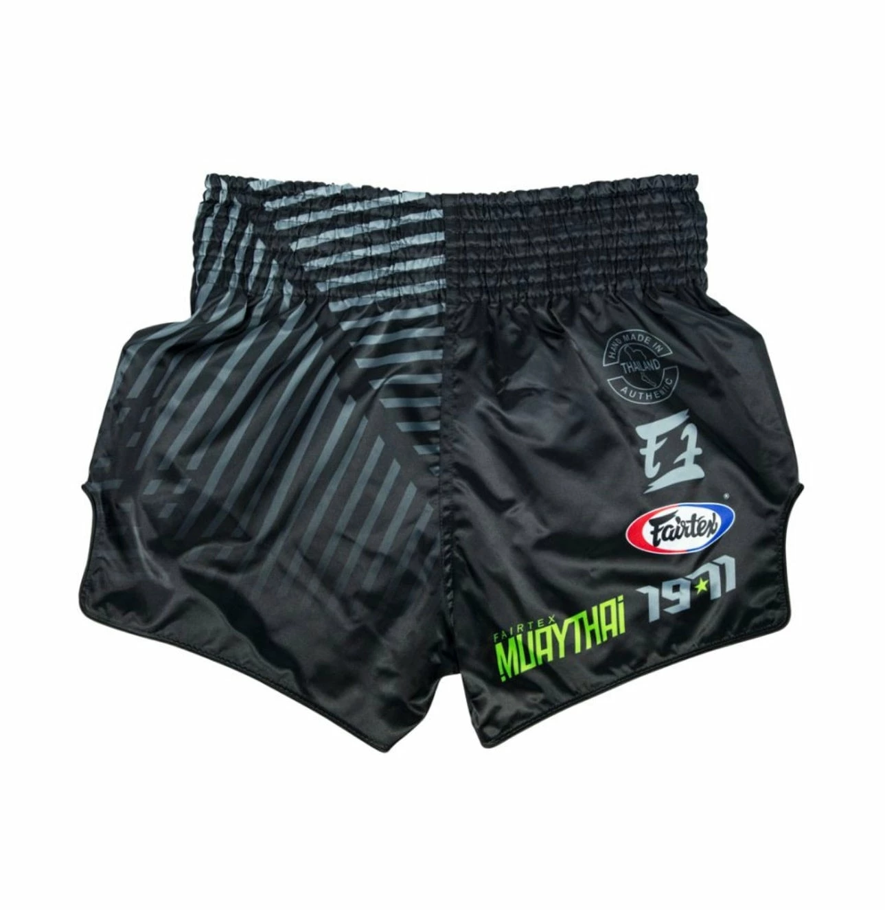 Fairtex BS1924 Muay Thai Shorts Racer Black 2 Fairtex BS1924 Muay Thai Shorts Racer Black - Image 2