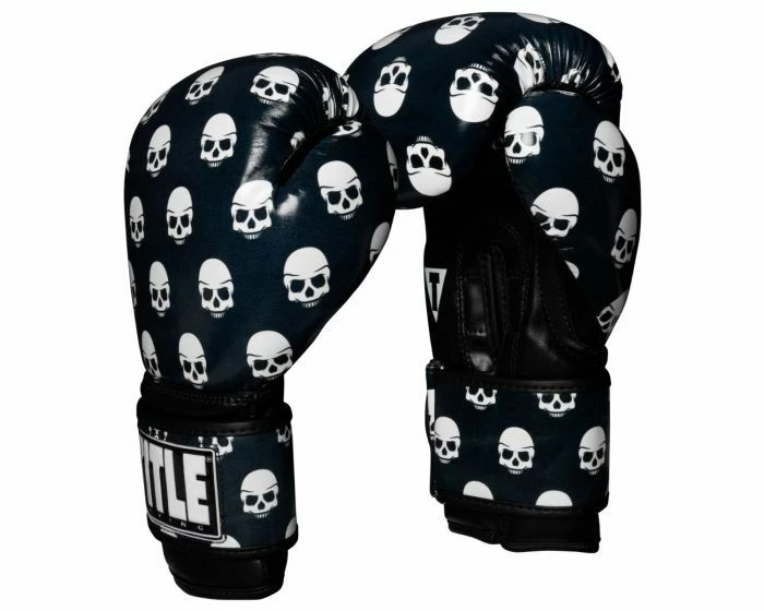 TITLE Boxing Infused Skull Print Bag Gloves 1 TITLE Boxing Infused Skull Print Bag Gloves