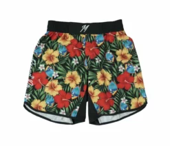 MOYA GUAM TEAM GU FLORAL BK TRAINING SHORT